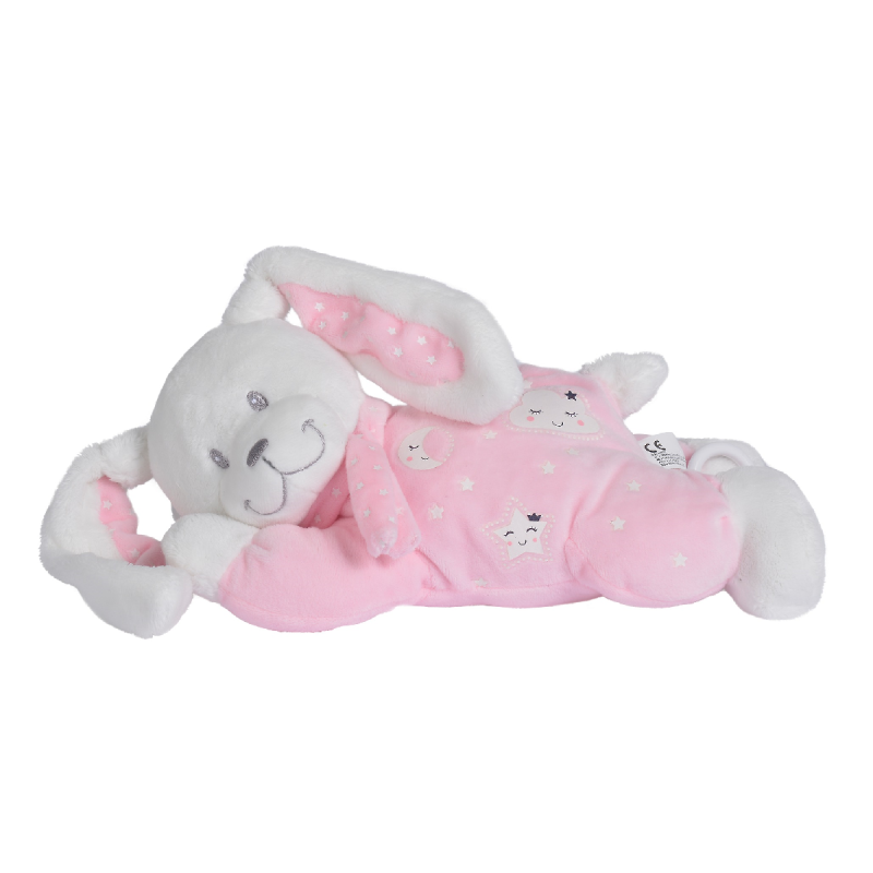  - new boone glow musical box pink rabbit 